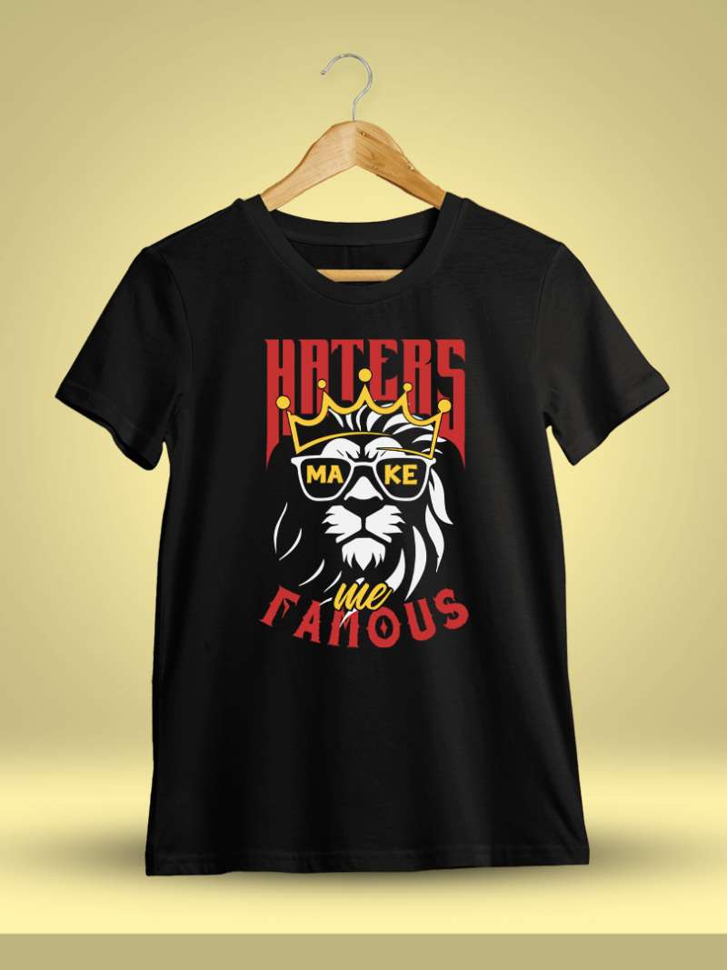 Haters Make Me Famous Black T-Shirt
