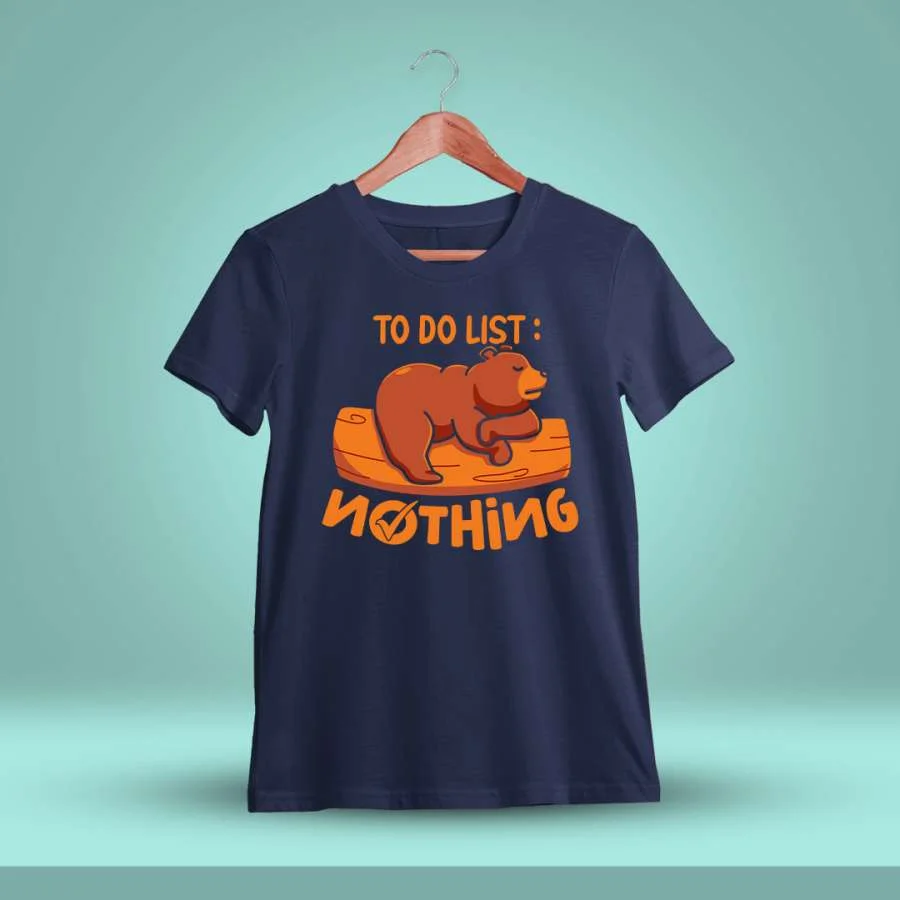 To Do List Nothing Fun T-Shirt