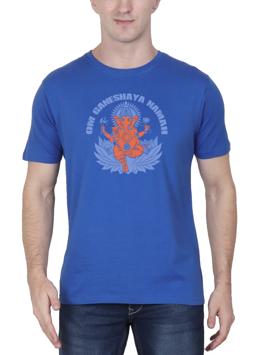 Om Ganeshaya Namah Ganpati T-Shirt - Image 2