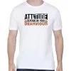 Attitude Depends On Your Behaviour Quotes T-Shirt For Men - Half Sleeve - Image 2