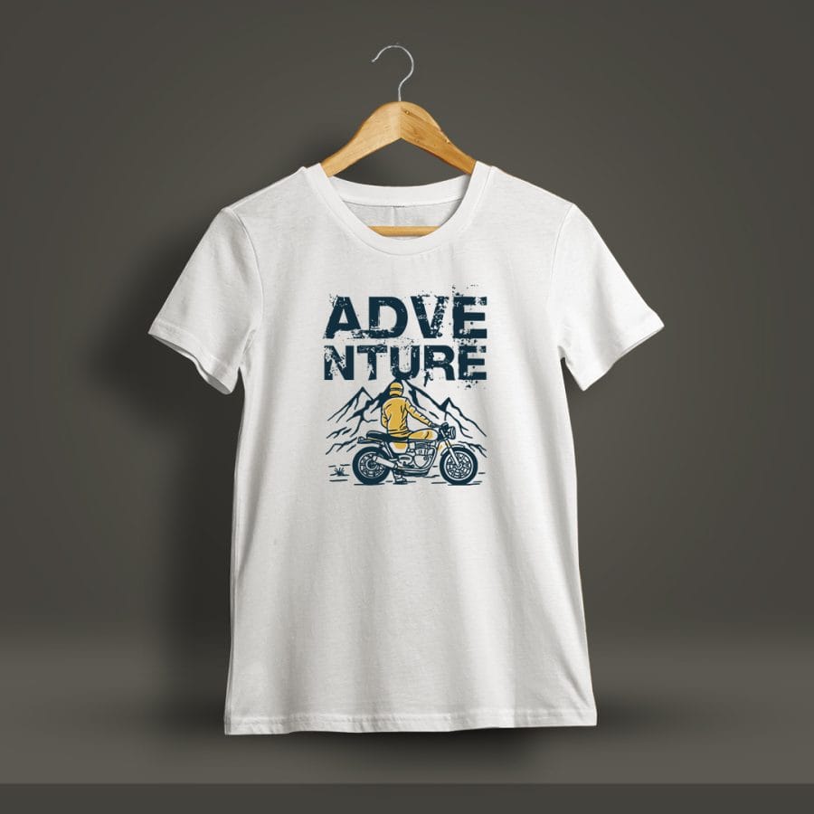 Adventure Graphic Printed T-Shirt For Men - Half Sleeve
