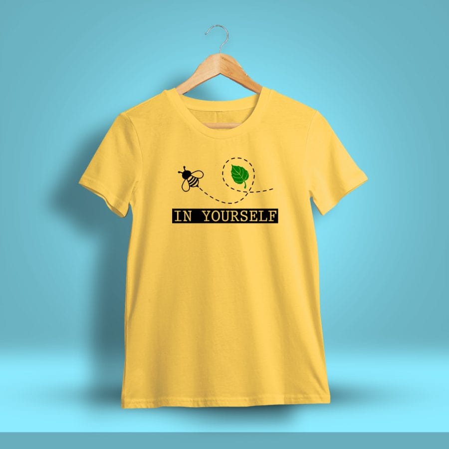 Believe In Yourself Printed T-Shirt For Men - Half Sleeve