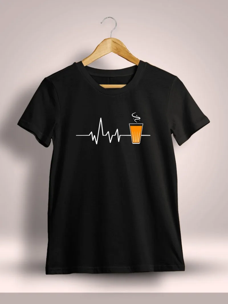Chai Printed T-Shirt For Men - Half Sleeve
