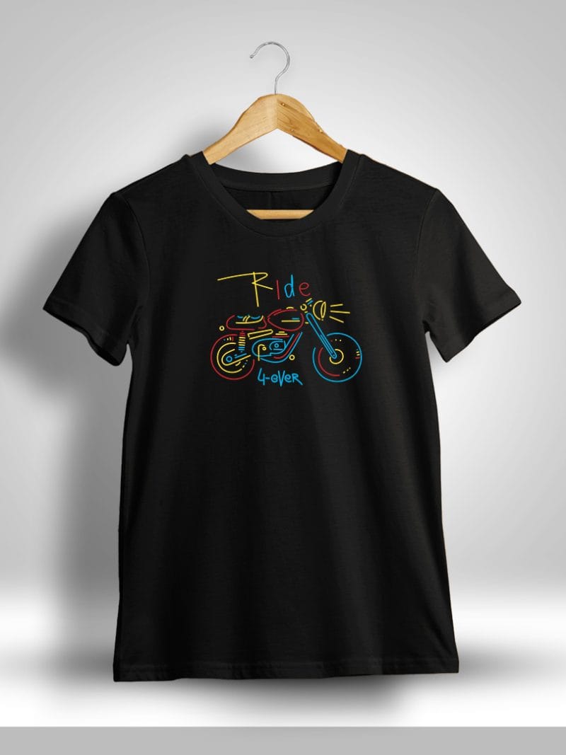 Ride 4ever Printed T-Shirt For Men - Half Sleeve