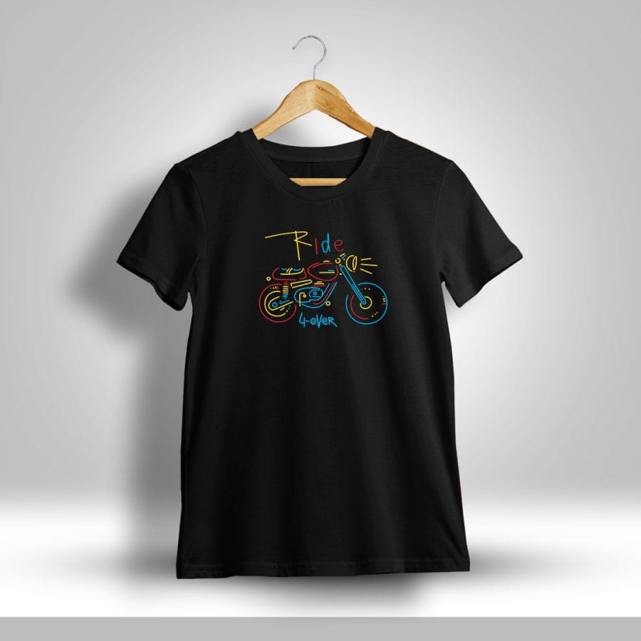 Ride 4ever Printed T-Shirt For Men - Half Sleeve