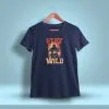 Stay Wild Printed T-Shirt For Men - Half Sleeve