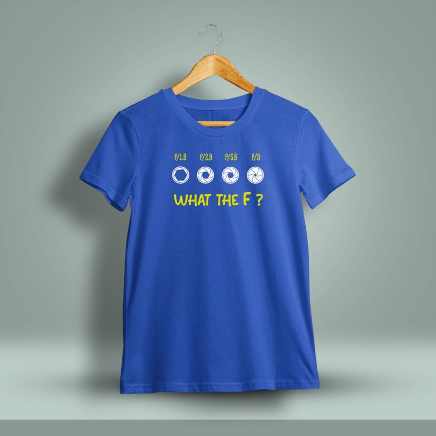 What The F Photography Printed T-Shirt For Men - Half Sleeve