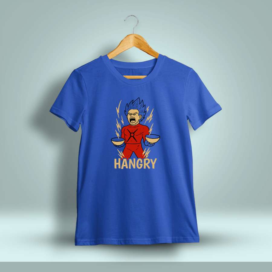 Hangry Printed T-Shirt For Men - Half sleeve