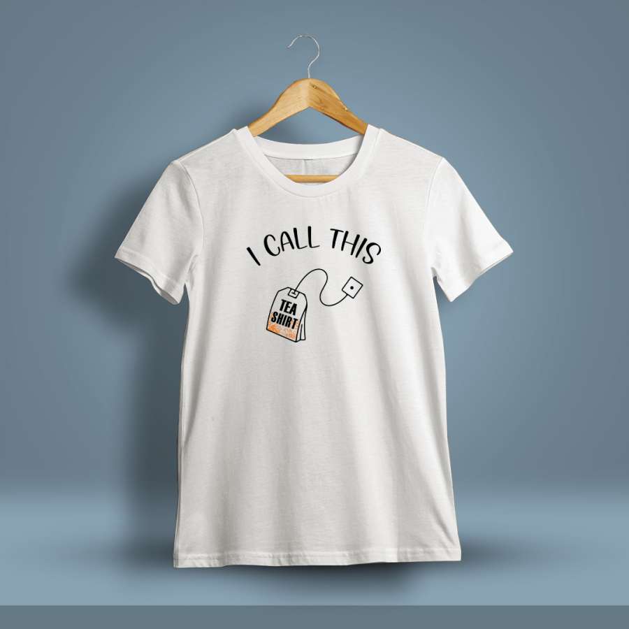 I Call This Tea Shirt For Men - Half sleeve