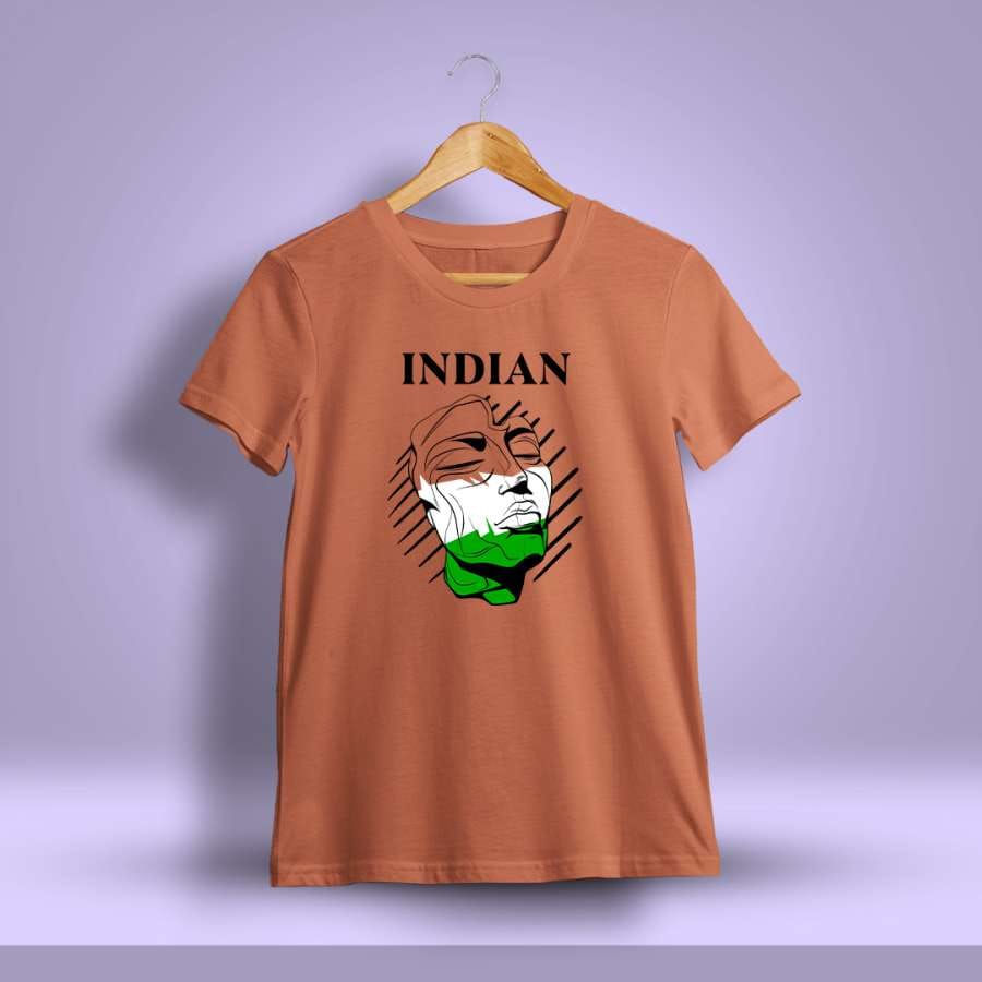 Indian Printed T-Shirt For Men - Half sleeve