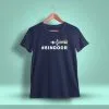 Sindoor T-Shirt For Men - Half Sleeve Navy Blue