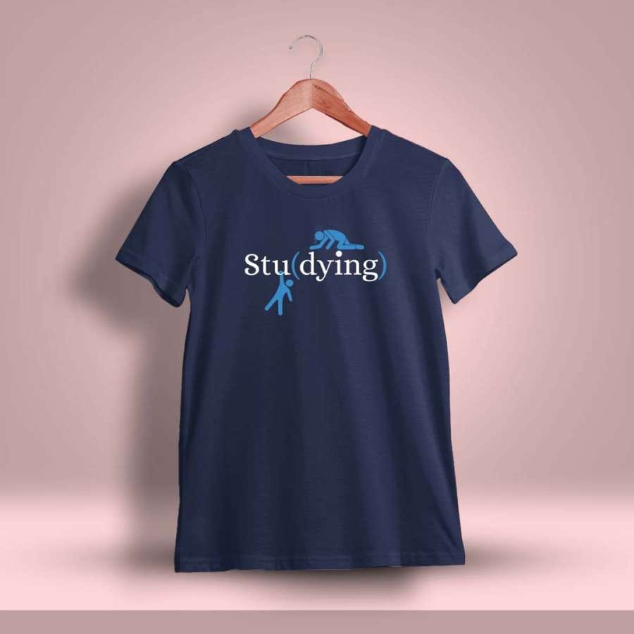 Stu(dying) Printed T-Shirt For Men - Half Sleeve