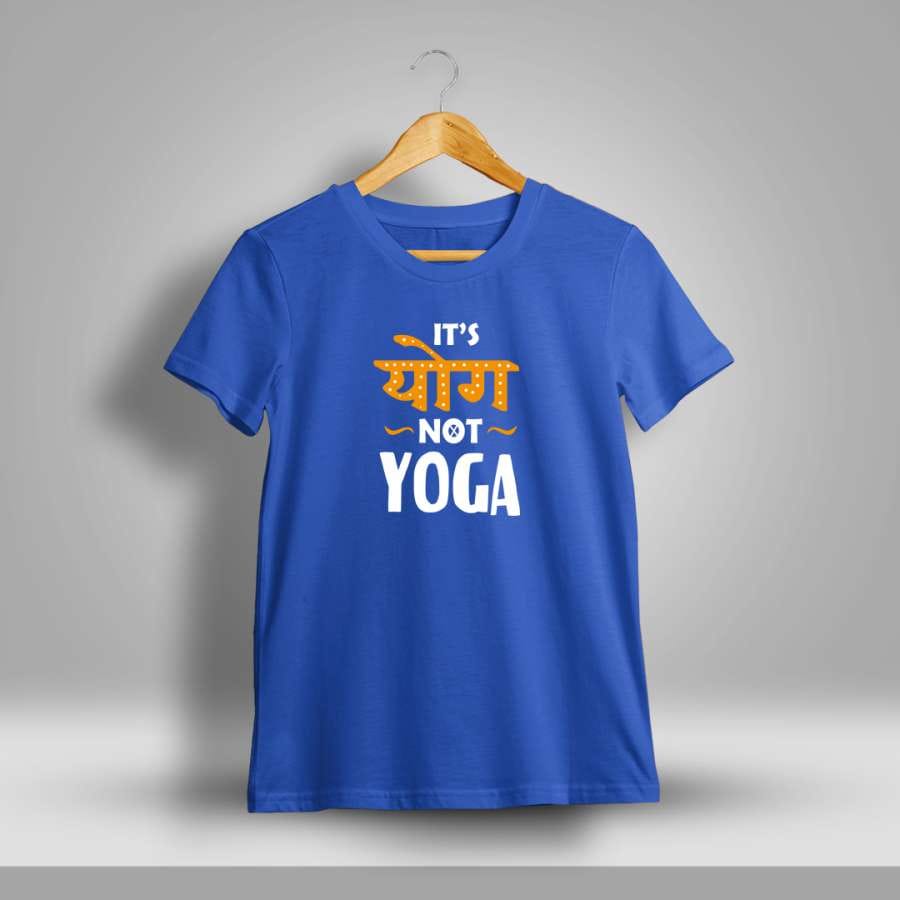 It's Yog Not Yoga Printed T-Shirt For Men - Half sleeve
