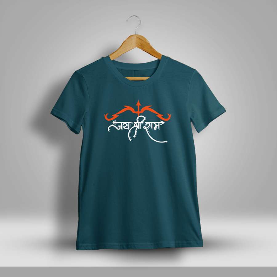 Jai Shree Ram Printed T-Shirt For Men - Half sleeve