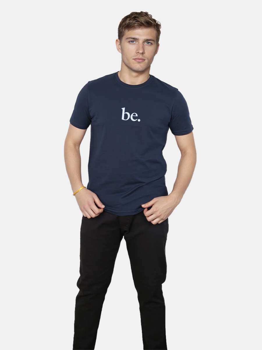 Be Printed T-Shirt For Men - Half Sleeve - Image 4