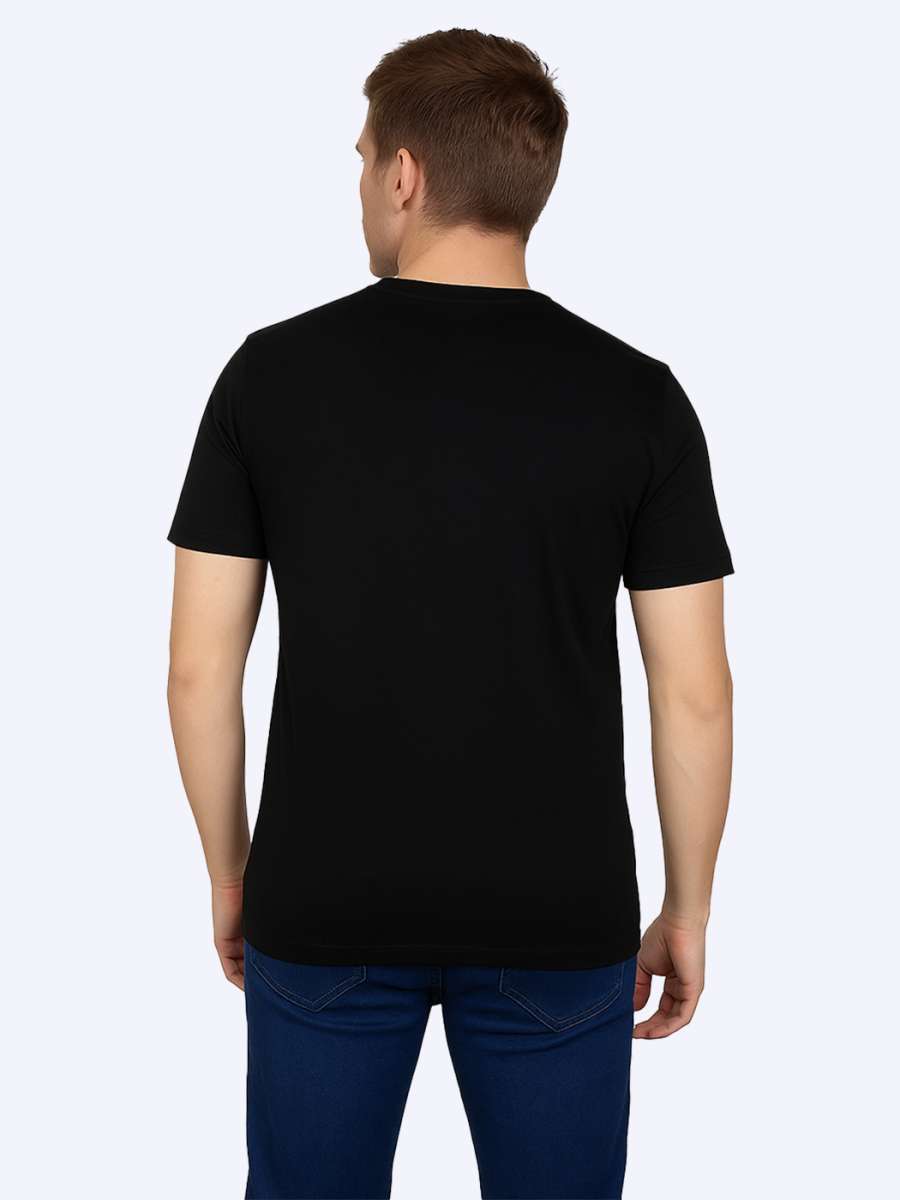 Fun Face Printed T-Shirt For Men - Half Sleeve - Image 5