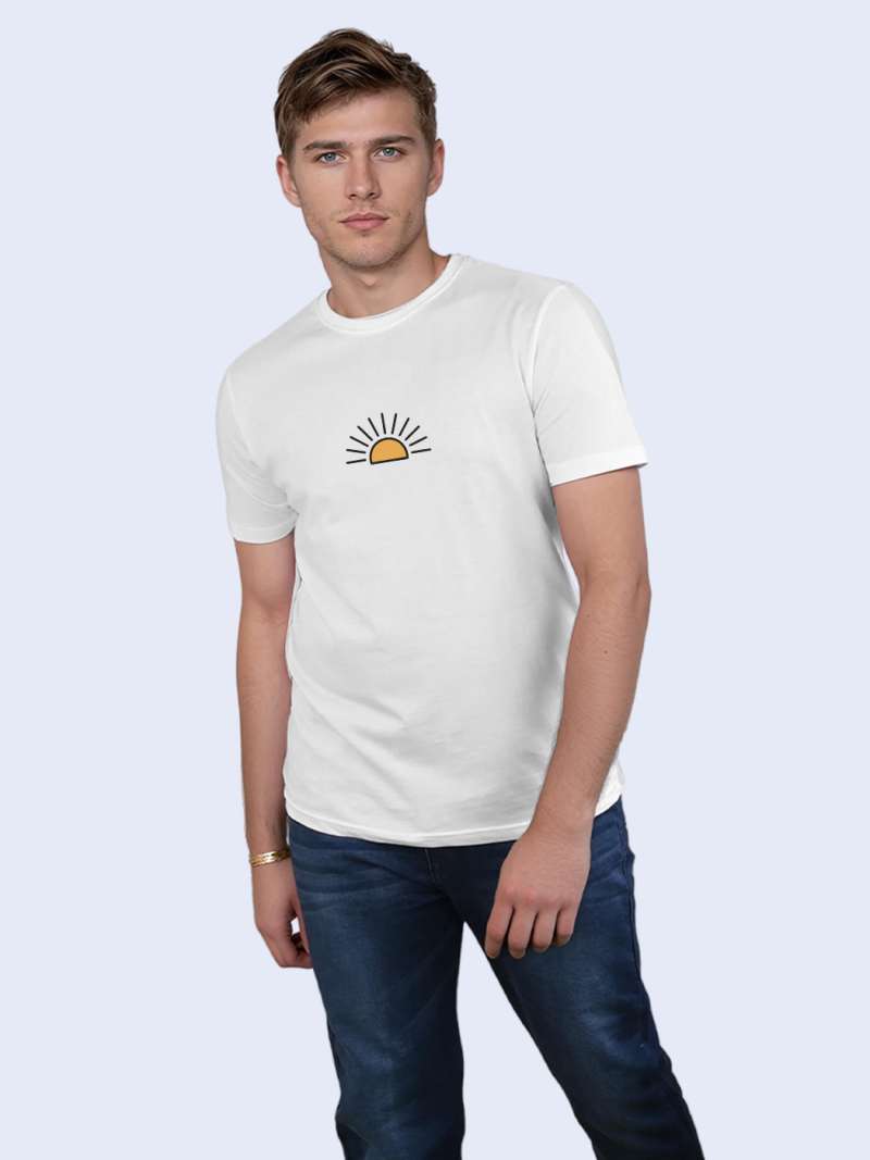 The Rising Sun Printed T-Shirt For Men - Half Sleeve