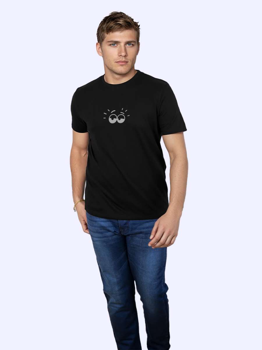 Funny Eye T-Shirt For Men - Half Sleeve - Image 4