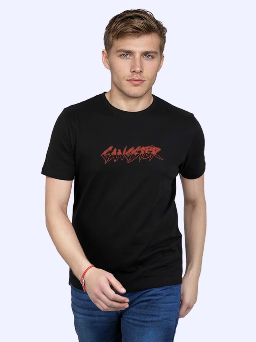 Gangster T-Shirt For Men - Half Sleeve
