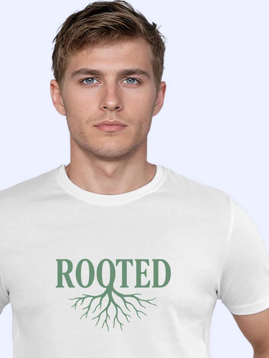 Rooted T-Shirt For Men - Half Sleeve - Image 2