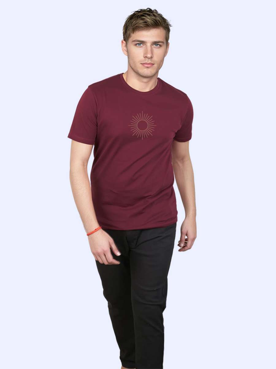 Sun T-Shirt For Men - Half Sleeve - Image 4