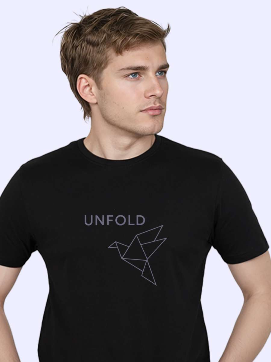 Unfold T-Shirt For Men - Half Sleeve - Image 2
