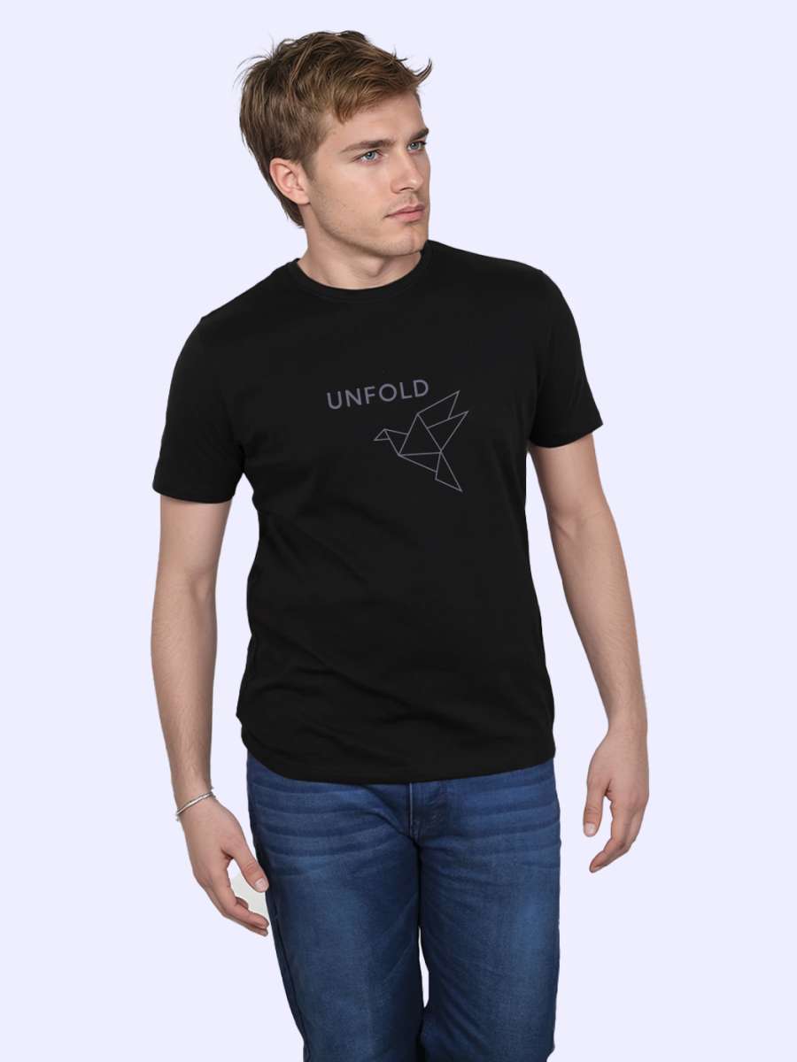 Unfold T-Shirt For Men - Half Sleeve - Image 3
