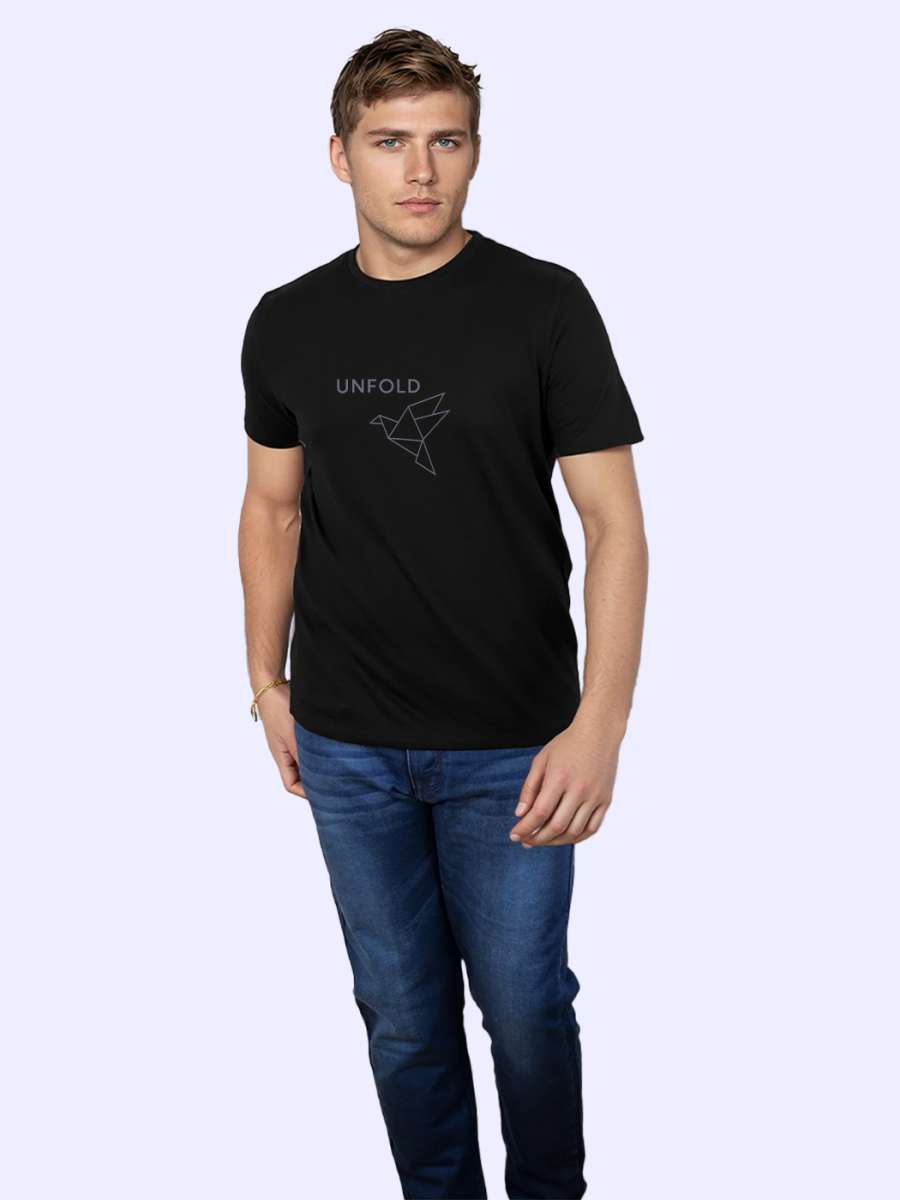 Unfold T-Shirt For Men - Half Sleeve - Image 4