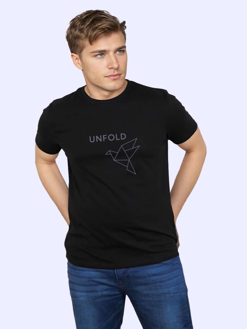Unfold T-Shirt For Men - Half Sleeve