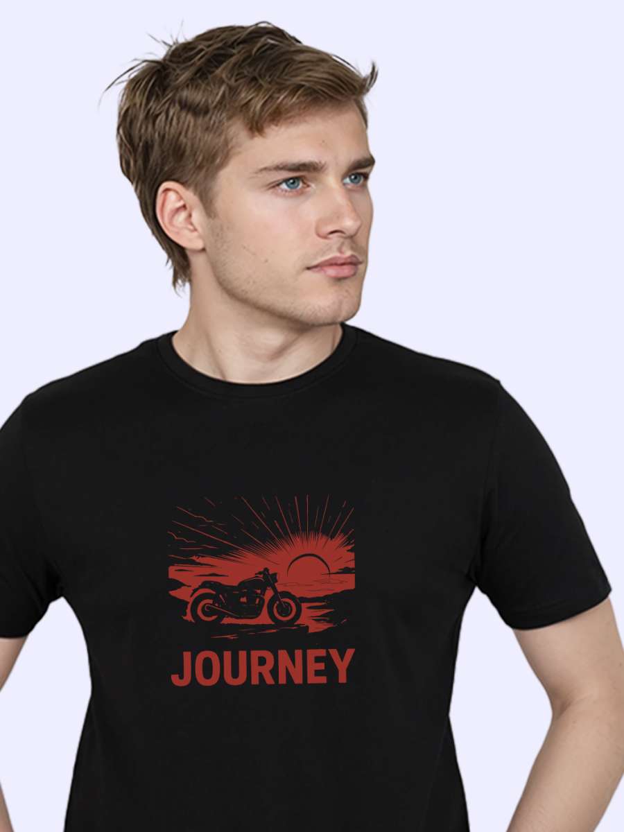 Journey T-Shirt For Men - Half Sleeve - Image 2