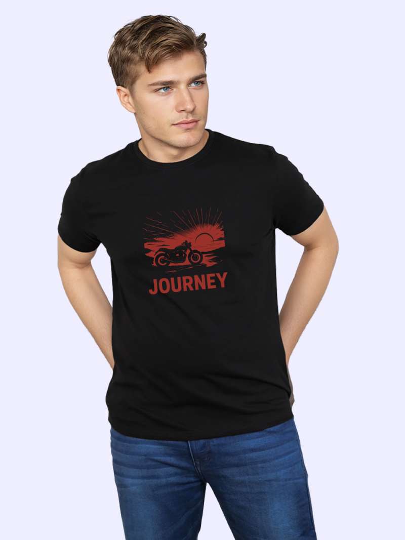 Journey T-Shirt For Men - Half Sleeve