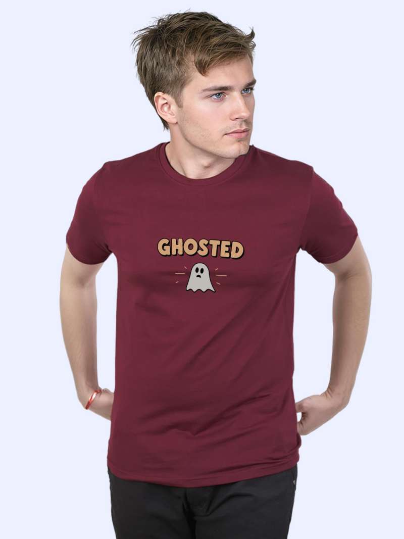 Ghosted T-Shirt For Men - Half Sleeve