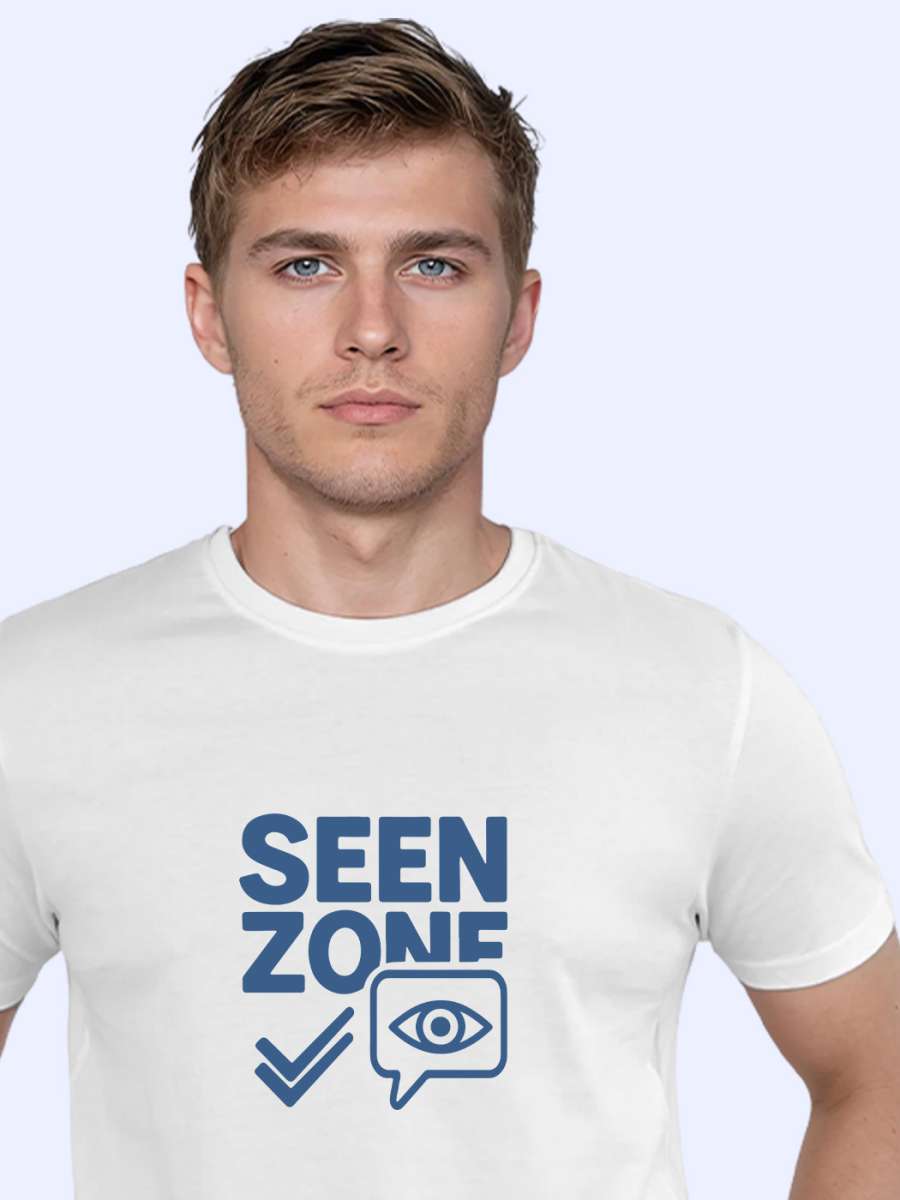 Seen Zone T-Shirt For Men - Half Sleeve - Image 2
