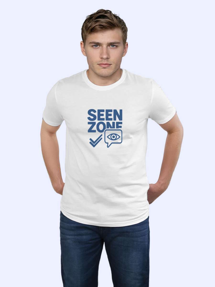 Seen Zone T-Shirt For Men - Half Sleeve
