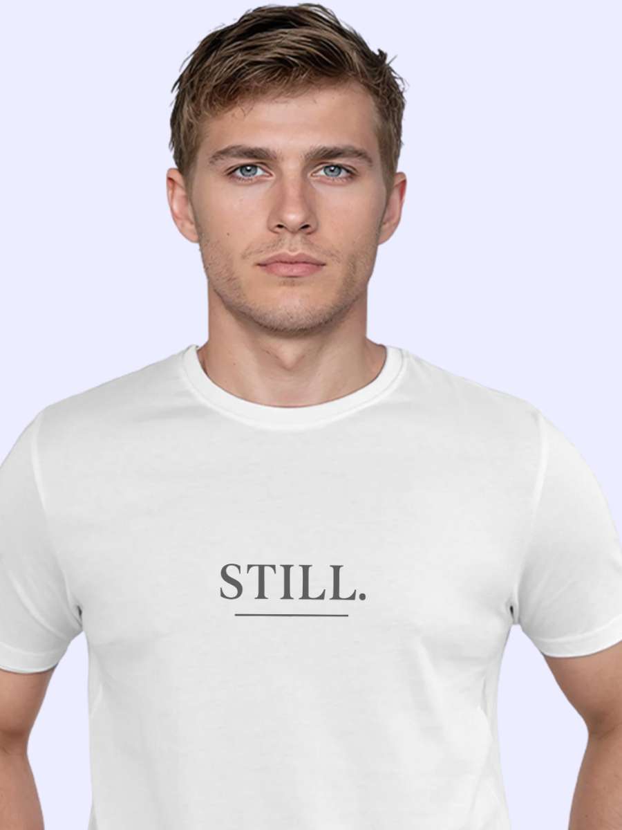 Still T-Shirt For Men - Half Sleeve - Image 2