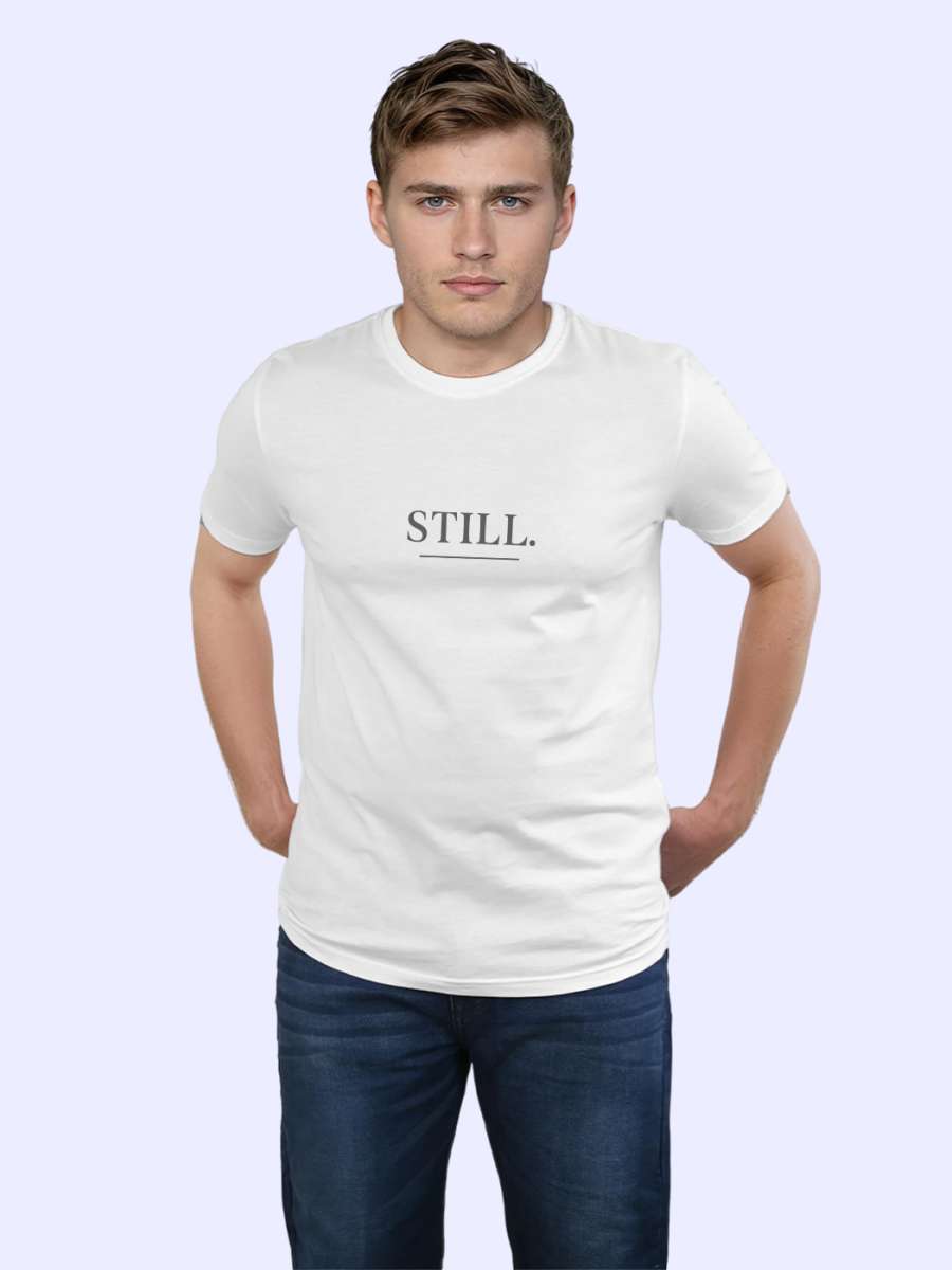 Still T-Shirt For Men - Half Sleeve - Image 3