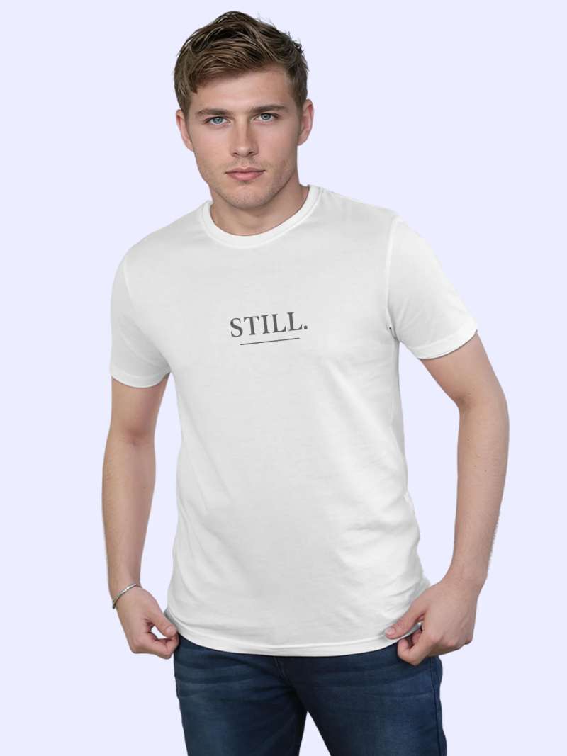 Still T-Shirt For Men - Half Sleeve