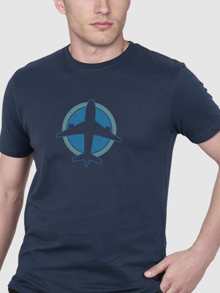 Flight Mode T-Shirt For Men - Half Sleeve - Image 2