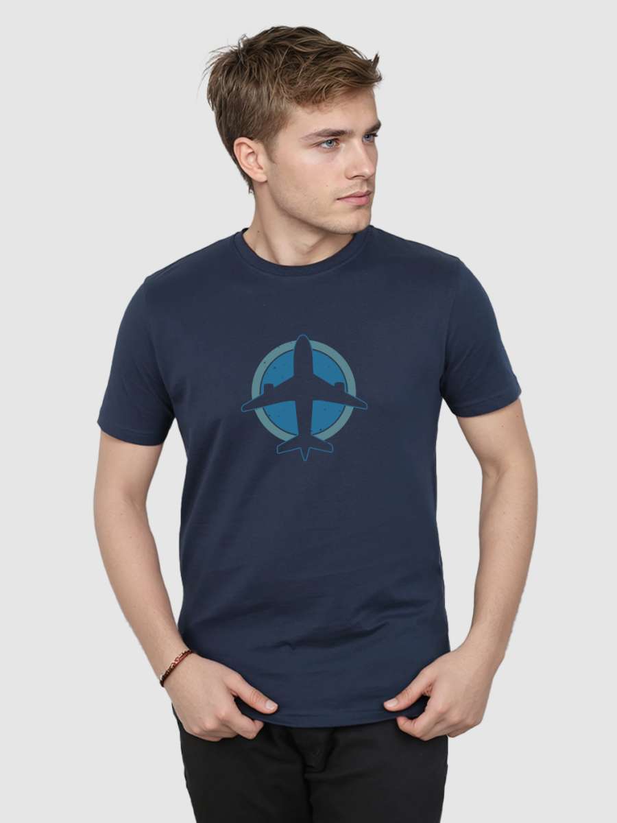 Flight Mode T-Shirt For Men - Half Sleeve - Image 3