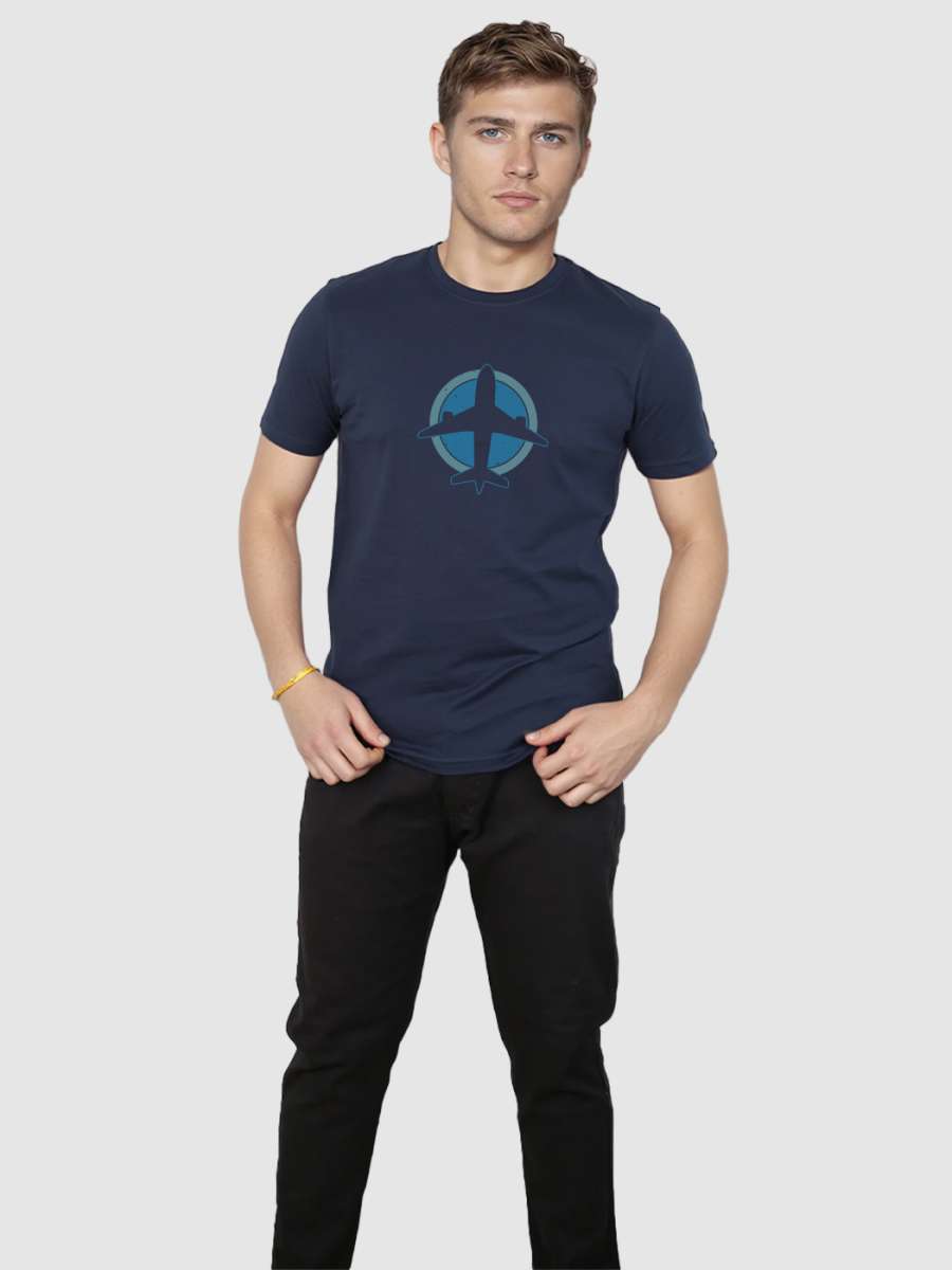 Flight Mode T-Shirt For Men - Half Sleeve - Image 4