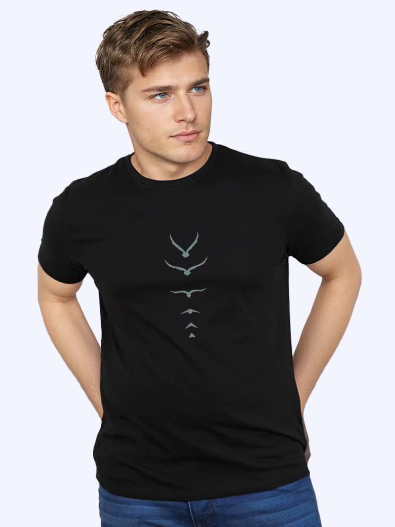 Wings T-Shirt For Men - Half Sleeve