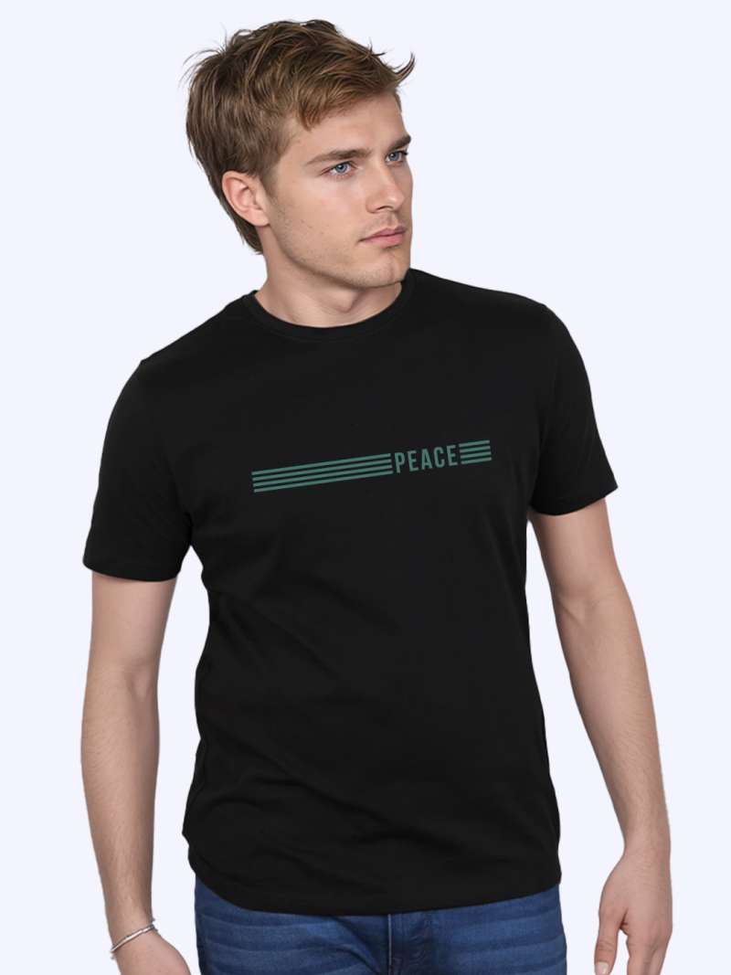 Peace T-Shirt For Men - Half Sleeve