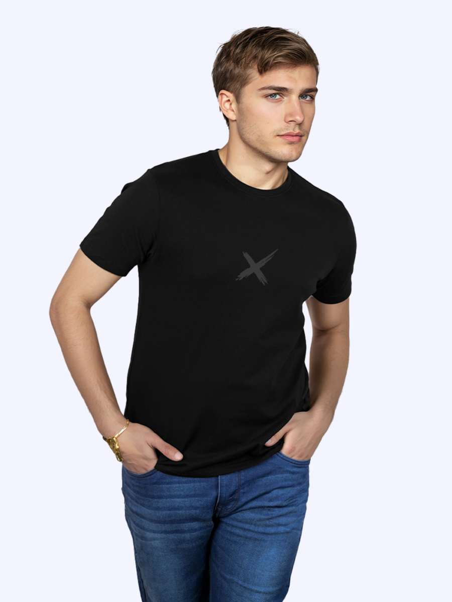 X Cross T-Shirt For Men - Half Sleeve - Image 3