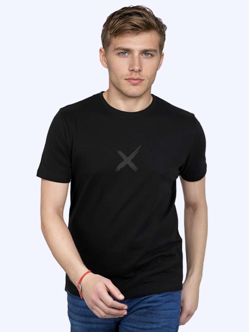 X Cross T-Shirt For Men - Half Sleeve