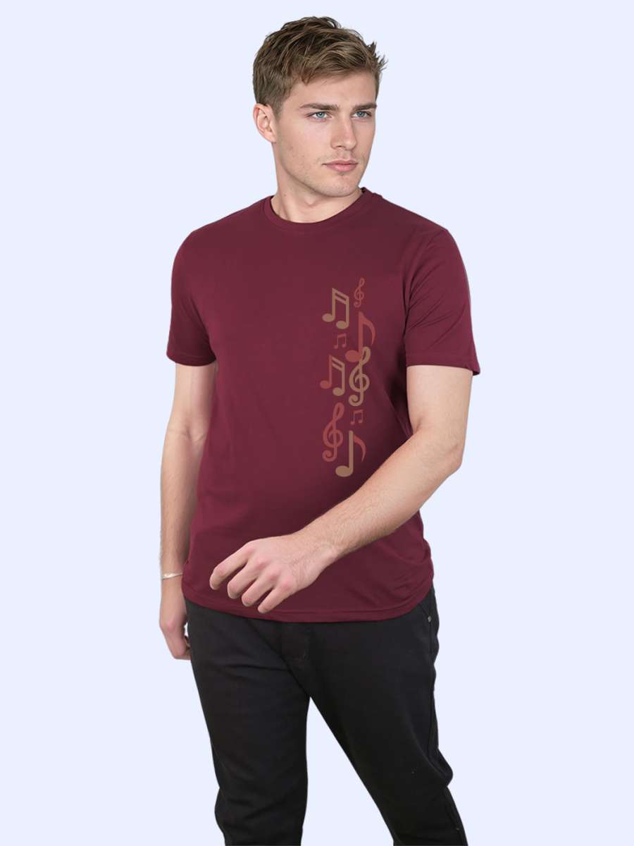Musical T-Shirt For Men - Half Sleeve - Image 3