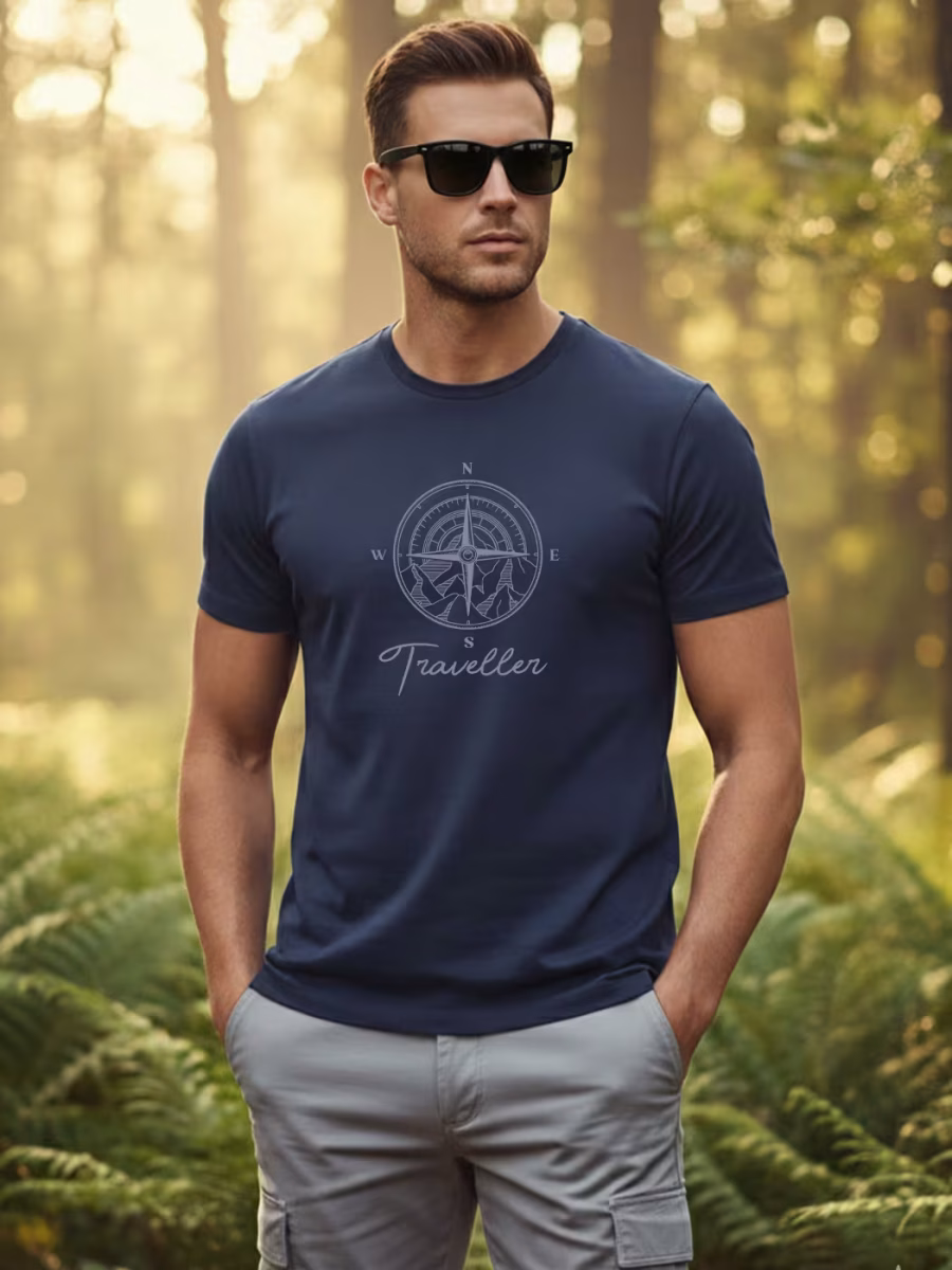Traveller T-Shirt For Men - Half Sleeve