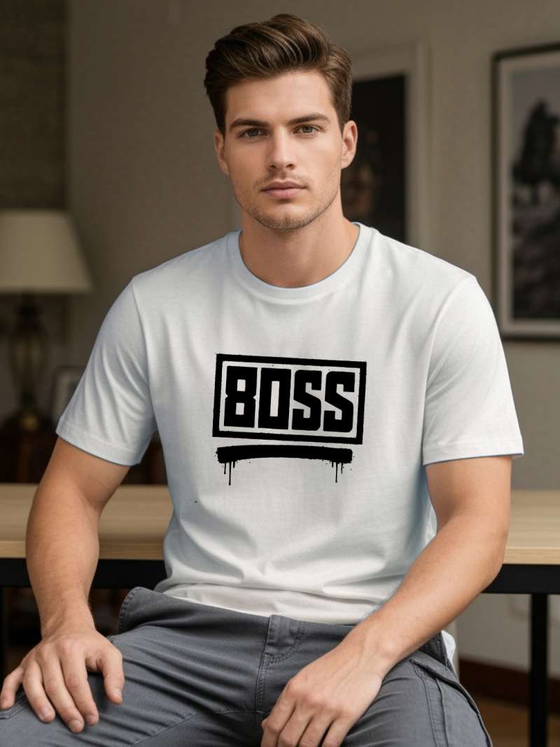 BOSS T-Shirt For Men - Half Sleeve