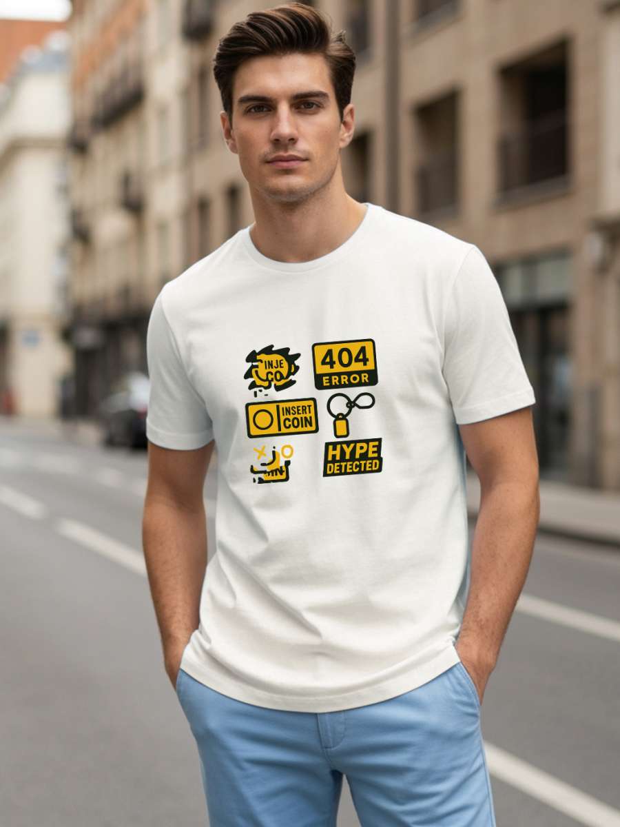 Hype T-Shirt For Men - Half Sleeve