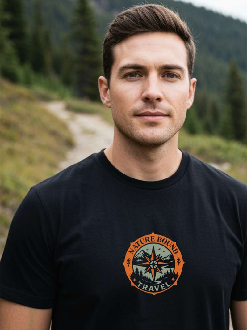 Nature Bound T-Shirt For Men - Half Sleeve