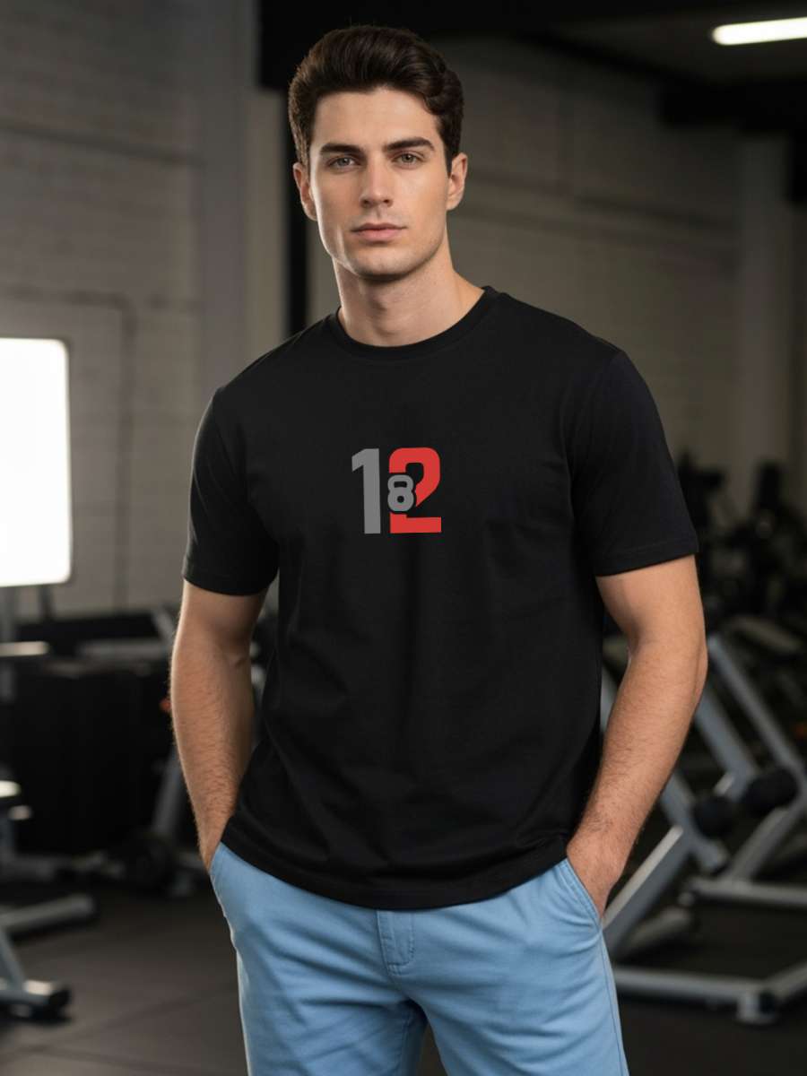 12 Counts T-Shirt For Men - Half Sleeve
